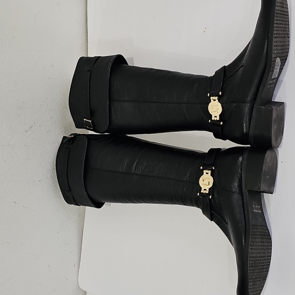 Luz Da Lua Black boots Knee High Size 5 - Picture 9 of 12